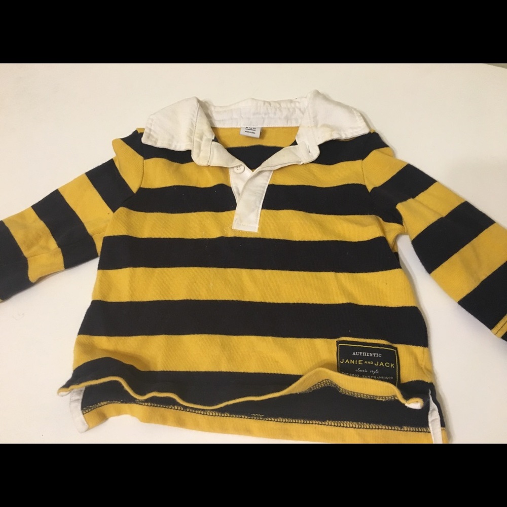 Toddler Janie and jack striped long sleeve